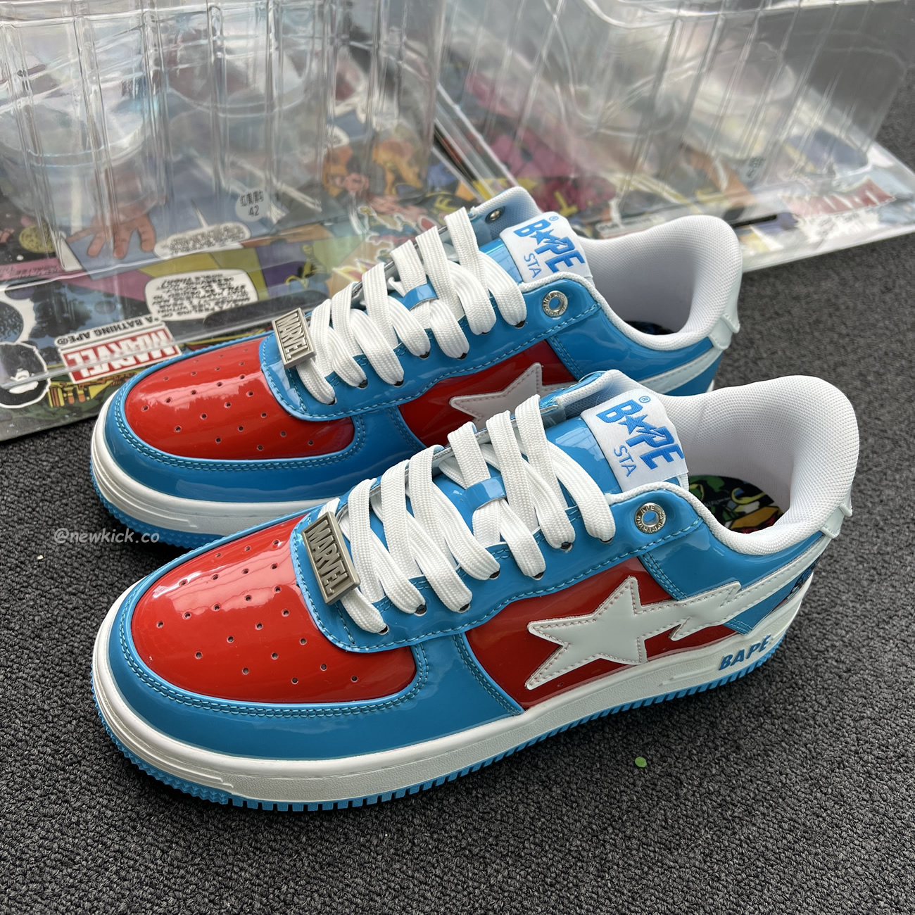 A Bathing Ape Bape Sta Marvel Comics Rocket Raccoon Thor Hulk Captain America Black Widow Iron Man  2022 (8) - newkick.vip